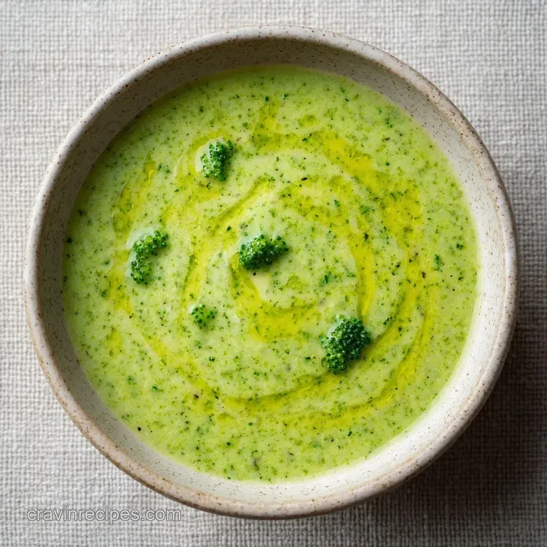 Healthy Blended Broccoli Soup: Velvety and Zesty
