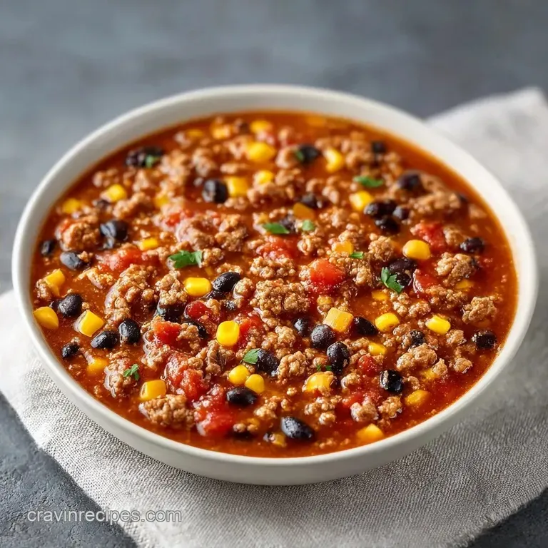 High Protein Taco Soup: Hearty and Creamy