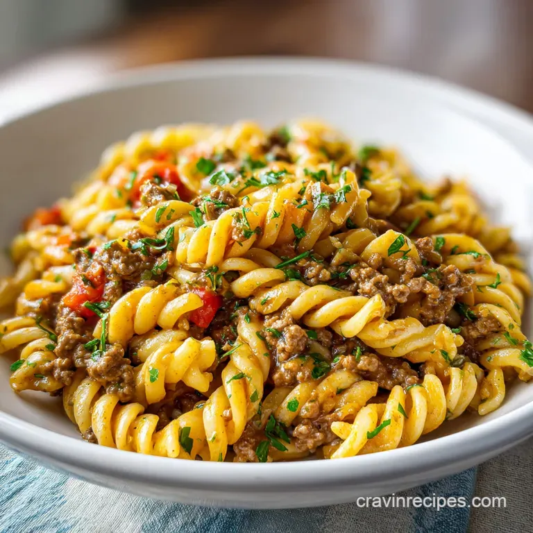 Homemade Hamburger Helper Beef Pasta: One-Pot Recipe