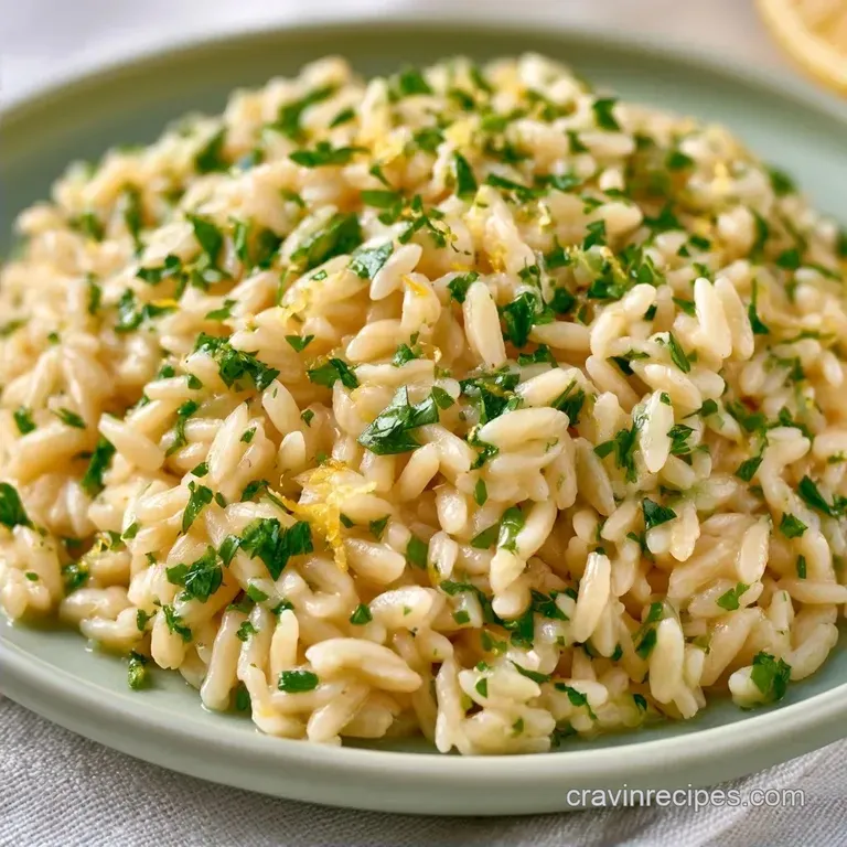Lemon Herb Orzo: Zesty and Tender