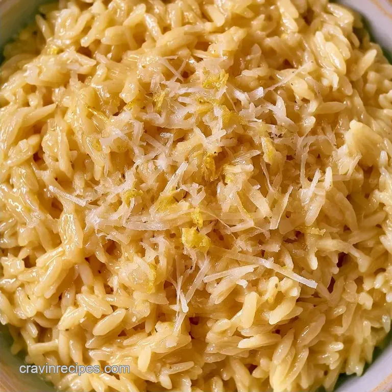 Lemon Parmesan Orzo: Rich and Glossy
