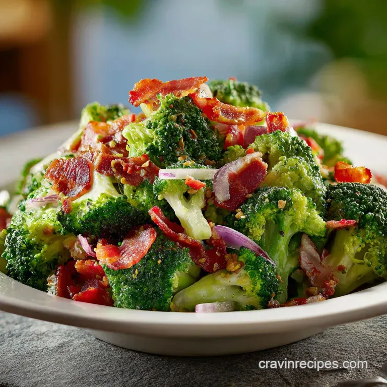 Loaded Broccoli Salad: Smoky Bacon Crunch