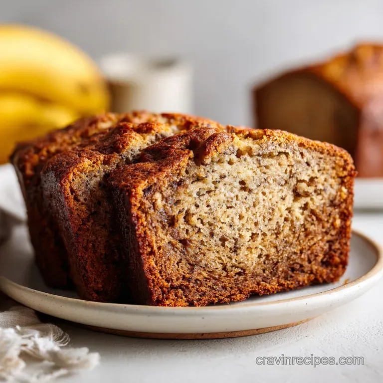 Vegan Banana Bread: Velvety Loaf
