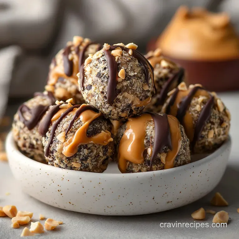 No Bake Peanut Butter Energy Balls Recipe