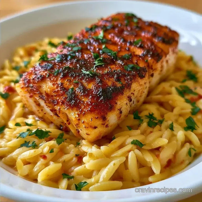 Healthy One Pot Cod Orzo