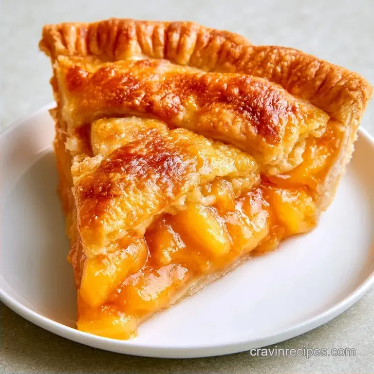 Low-Sugar Peach Pie with Frozen Peaches