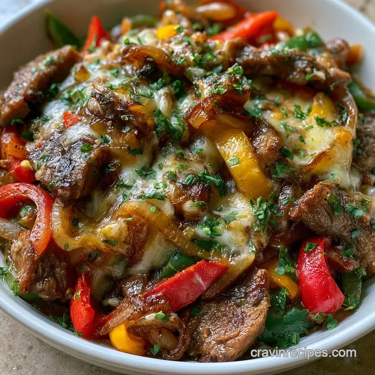 Philly Cheesesteak Bowls: Savory and Creamy