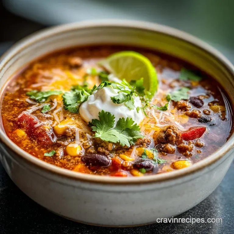 Quick 30 Minute Taco Soup