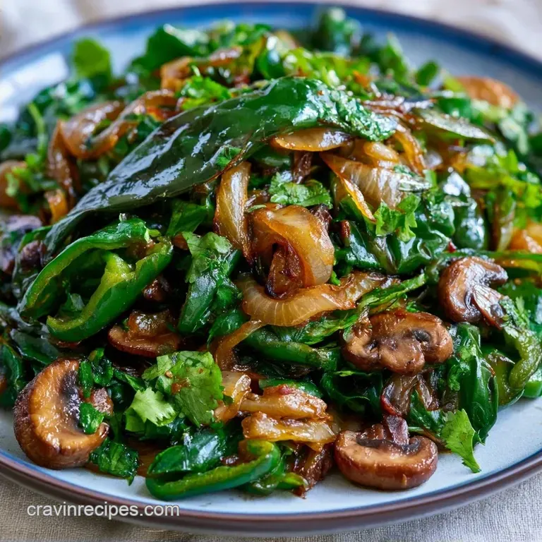 Quick Poblano Pepper Stir Fry in 25 Minutes