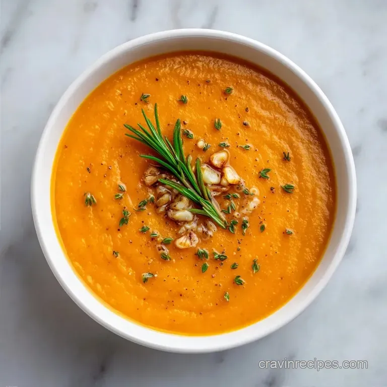 Roasted Butternut Squash Soup: Velvety Smooth