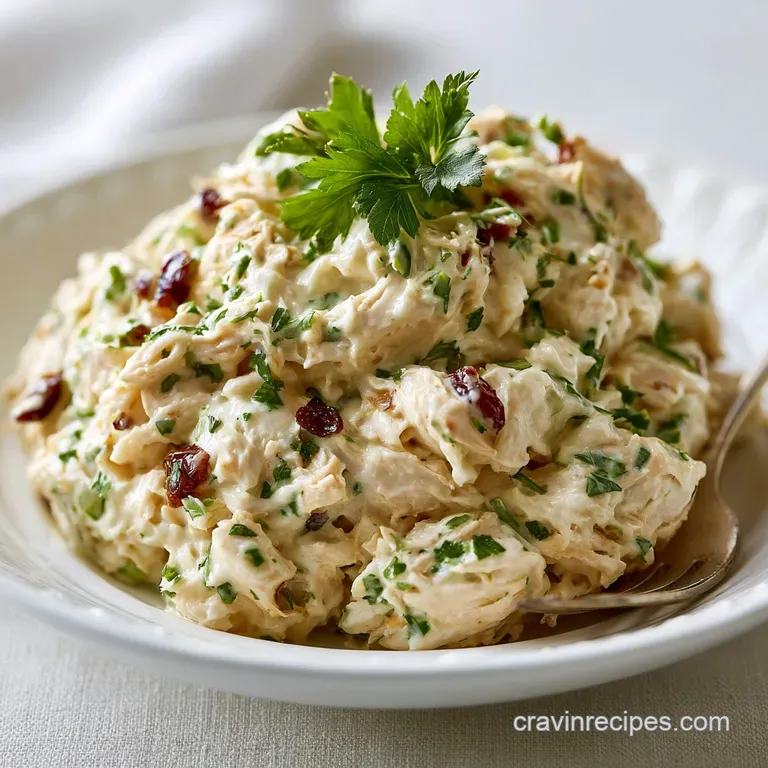 Healthy Rotisserie Chicken Salad Bowl: Creamy and Zesty