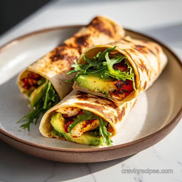 Southwest Chicken Wrap: High Protein and Zesty