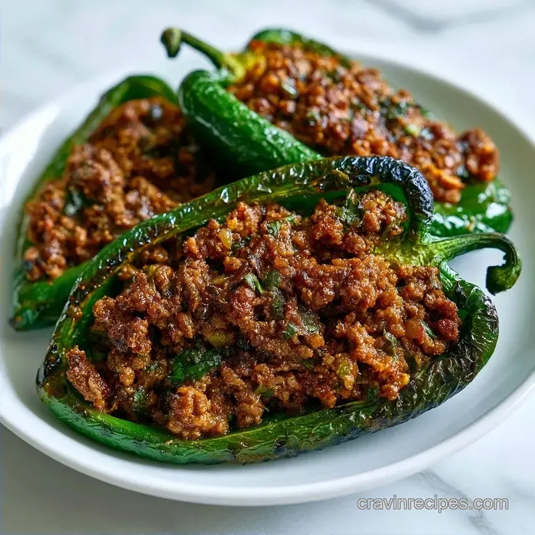 Quick Southwest Stuffed Poblanos