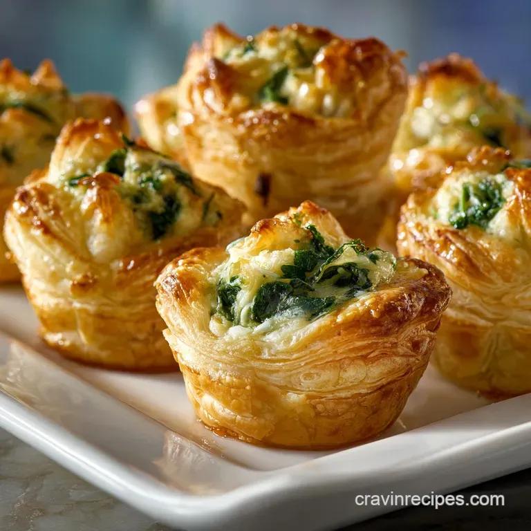 Elegant ramekin of warm spinach artichoke dip, garnished with a sprig of parsley and crusty bread slices artfully arranged.