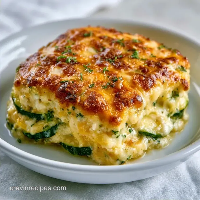 Healthy Squash Zucchini Casserole with Cheddar