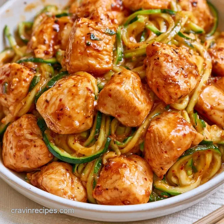 Creamy Zucchini Chicken Alfredo