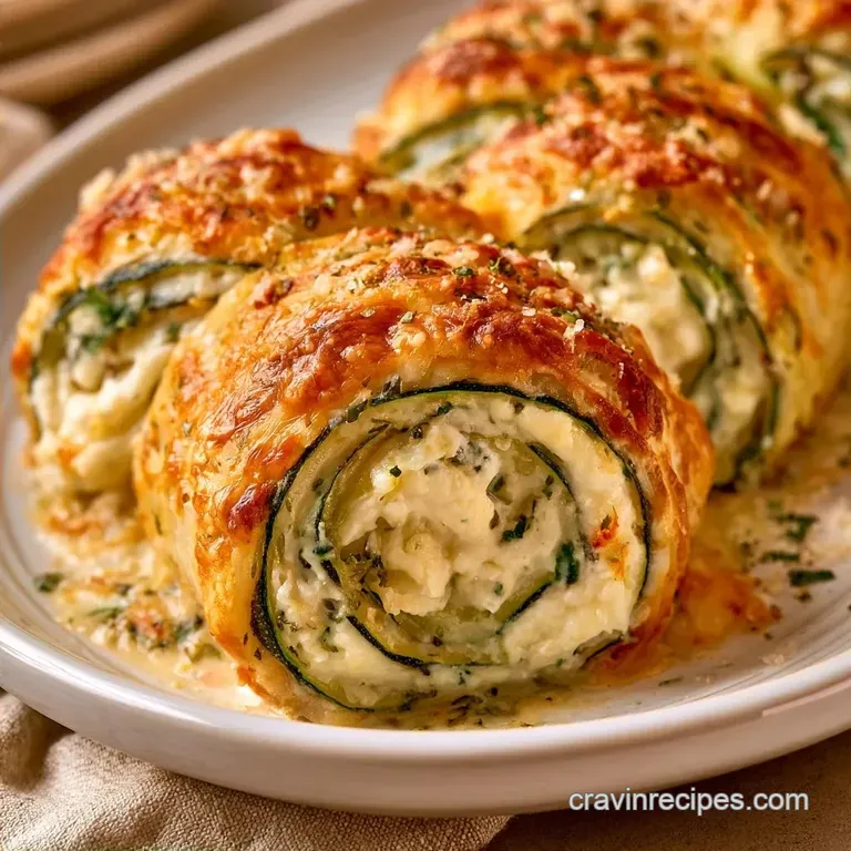 Easy Zucchini Rollatini with Ricotta